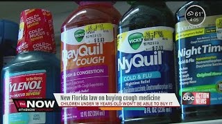 New Florida law on buying cough medicine