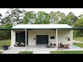 Almond/Green/Galvalume Barndominium Almond/Green/Galvalume Barndominium
