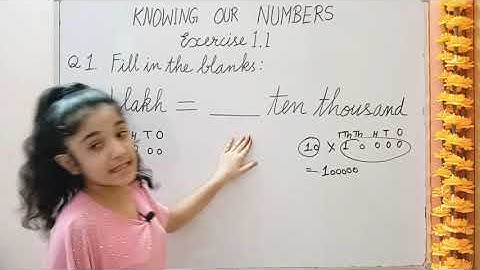 NCERT Class - 6 Exercise 1.1 full || Knowing Our Numbers