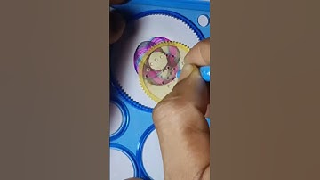 "Spirograph✨ Design Drawing |📝 Satisfying Art for Beginners"