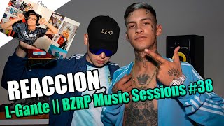 REACCION A L-Gante || BZRP Music Sessions #38