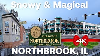 Inside Downtown Northbrook, IL – Quiet Chicago Suburb Walkthrough