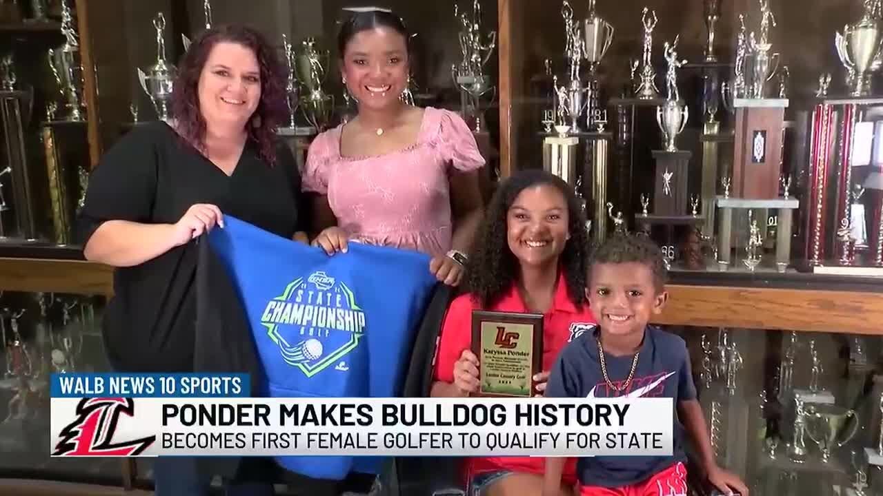 Ponder becomes first female golfer to qualify for state in Lanier County history