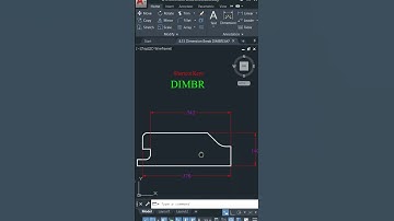 คอร์ส 390 บาทเรียนตลอดชีพ กับการใช้Dimension Break คีย์ลัด DIMBR. #AutoCAD #draftman