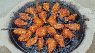 BBQ Chicken Wings Recipe | Tandoori Chicken Wings Recipe by Mubashir Saddique | Village Food Secrets