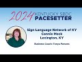 Sign language network of ky  2024 kentucky sbdc pacesetter award