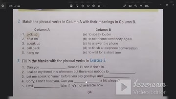 Grade 8 English Unit 7 Lesson 1