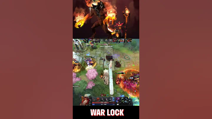 3 Level 40 Seconds Warlock  Likes this Very Much #dota2 #dota2highlights #rampage