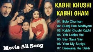 Kabhi Khushi Kabhie Gham Movie All Songs | Shahrukh Khan & Kajol | 90's Hindi Song