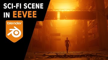 Sci-Fi Scene in Blender Eevee