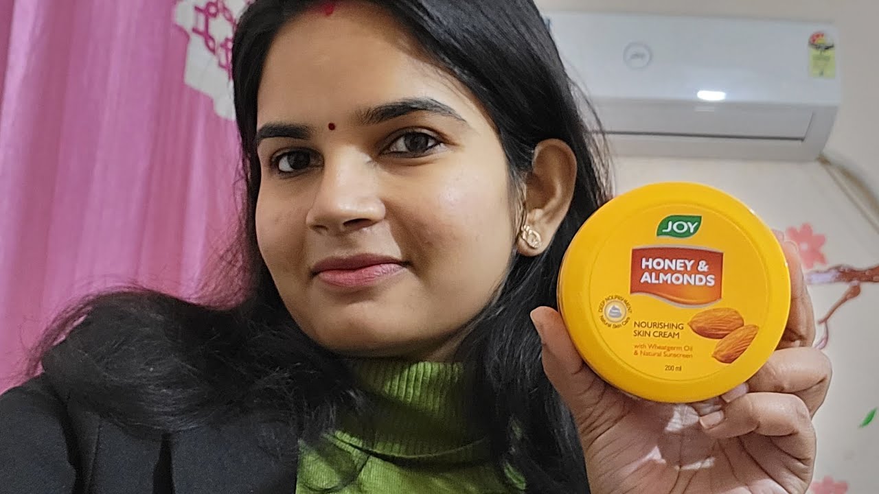 Dry skin face moisturizer / Joy Honey & Almonds Nourishing skin cream  review  