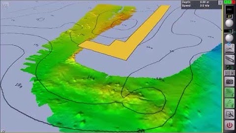 WASSP Multibeam Sonar with Navionics cartography background map
