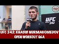 UFC 242: Khabib Nurmagomedov Open Workout Q & A