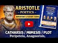 ARISTOTLE - POETICS - IMPORTANT LITERATY TERMS - CATHARSIS/ MIMESIS/ PLOT/ TRAGEDY &amp; EPIC POETRY