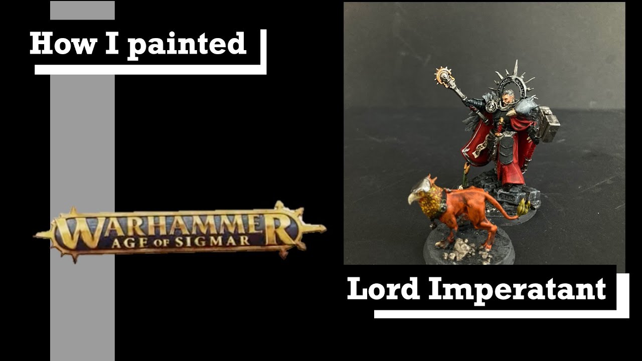 How to paint Stormcast Eternals Lord Imperatant - YouTube