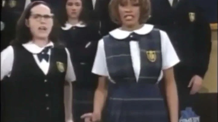 [RARE PART TWO] Whitney Houston on SNL comedy skit...