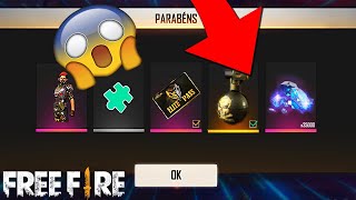 CHEGOU TUDO!! 3.000 DIAMANTES DE GRAÇA, SKINS, PASSE DE ELITE E MAIS NO FREE FIRE!