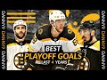 Boston Bruins' BEST PLAYOFF GOALS Over The Last 4 Years