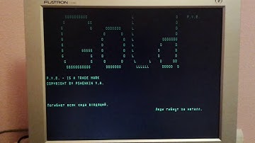 CRISS CP/M Playing Old Game GOLD From Robotron 1715