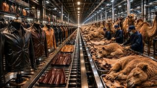 Inside the Dark Secret Behind $15,000 Luxury Leather Jackets  Full Process Revealed