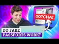 Using a Fake Passport to Pass Verification | Experiment