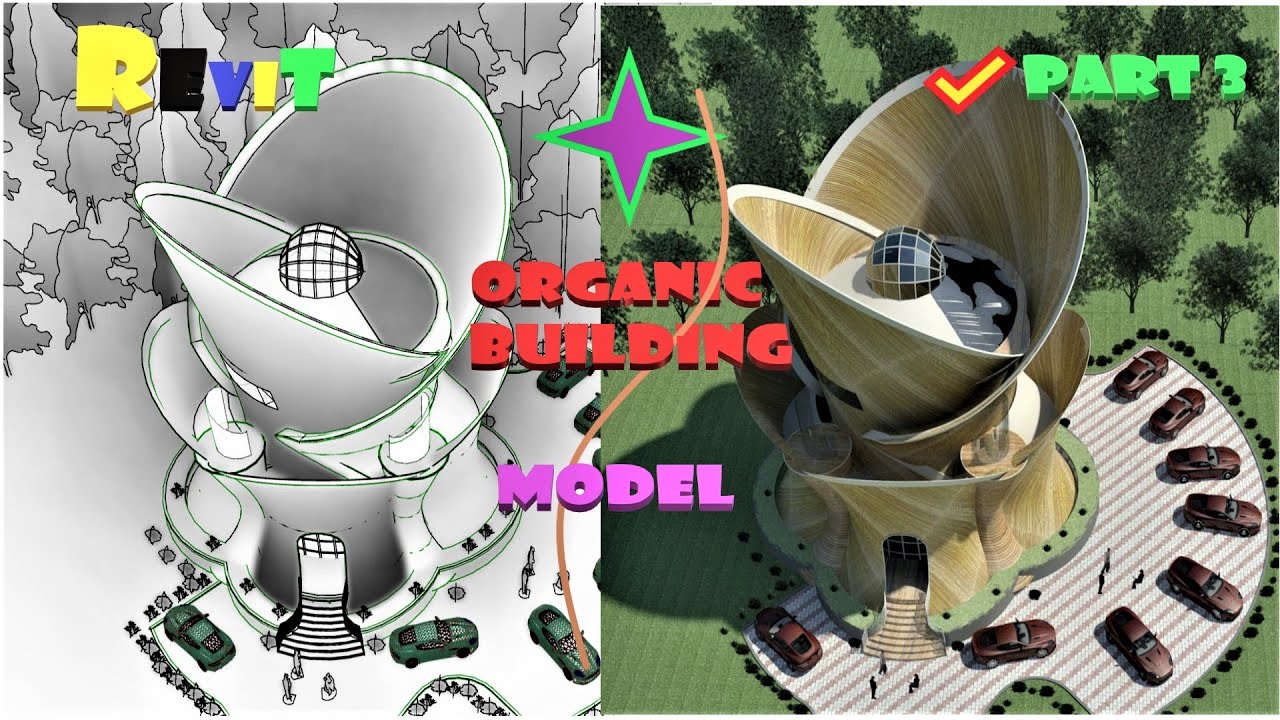 Learn how to use Revit massing to model Curvilinear buildings in 40mins ...