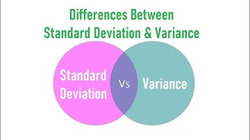 Differences Between Standard Deviation and Variance