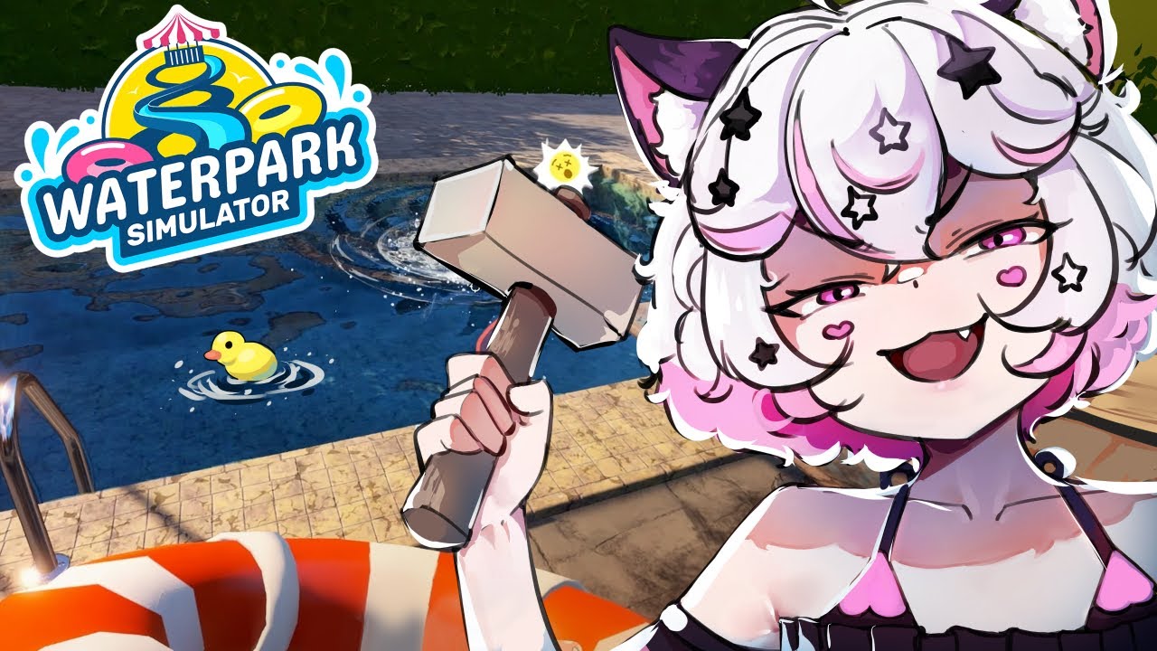 ✨ Waterpark Simulator ✨ افتتاح حديقة المياوليفا للألعاب المائية ✨