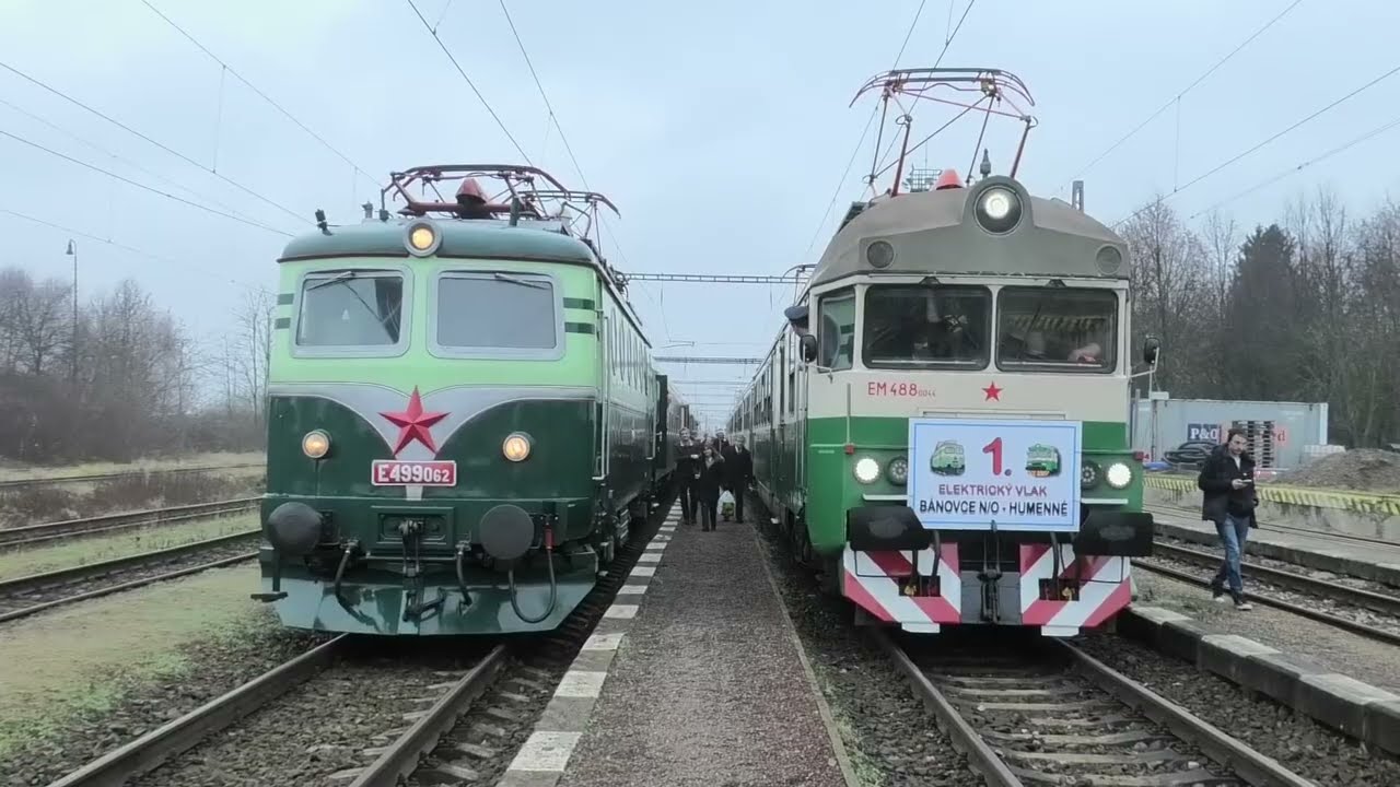 PRVÉ ELEKTRICKÉ VLAKY DO HUMENNÉHO s ŘADOU 460!
