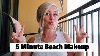 5 MINUTE Beach Makeup! (simple, bronzy and natural) Profile
