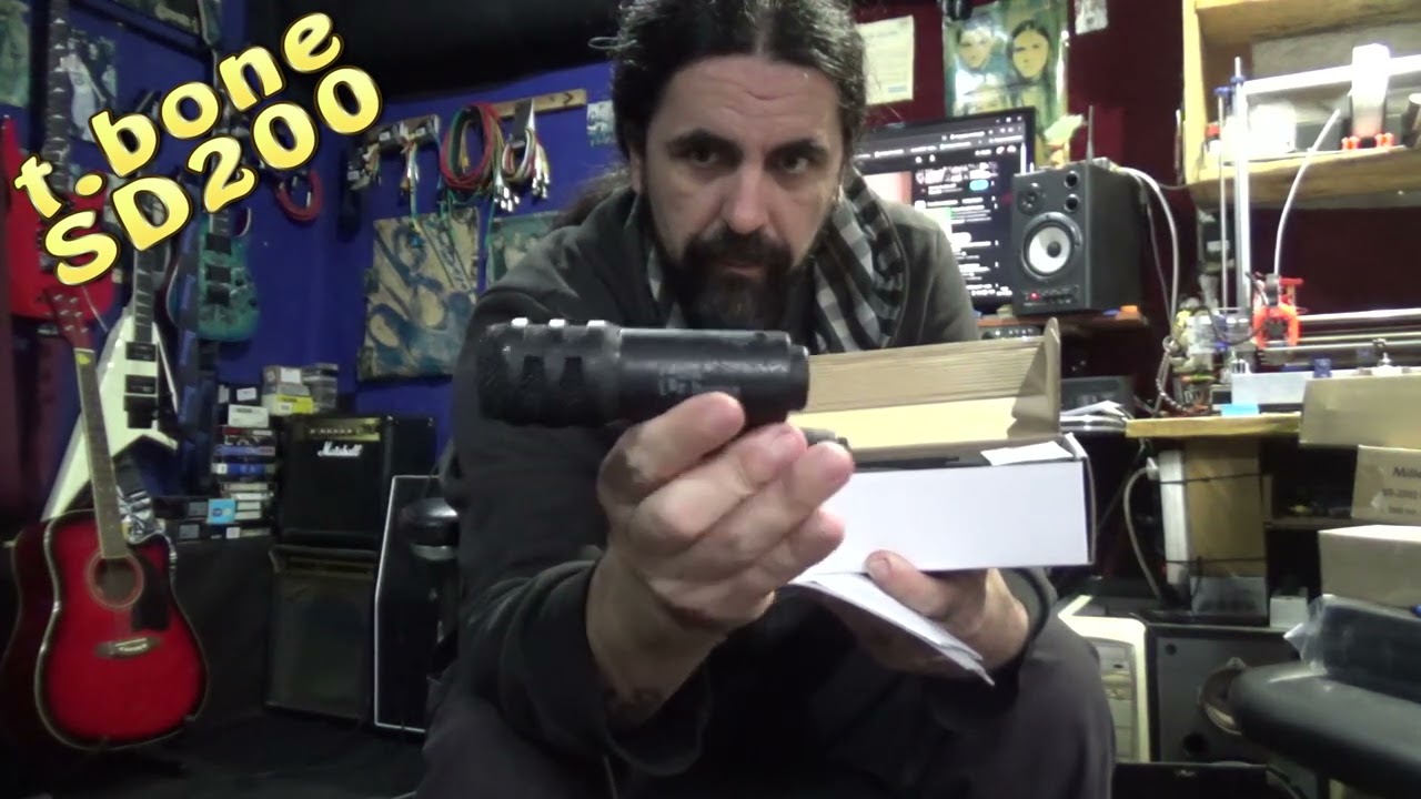 Распаковка динамического микрофона t.bone SD200
