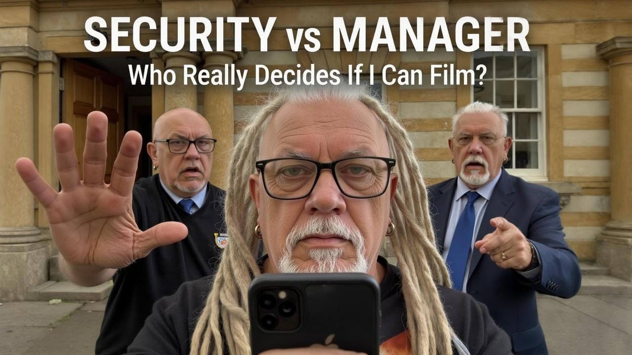 Security vs Manager – Who Really Decides If I Can Film? - YouTube