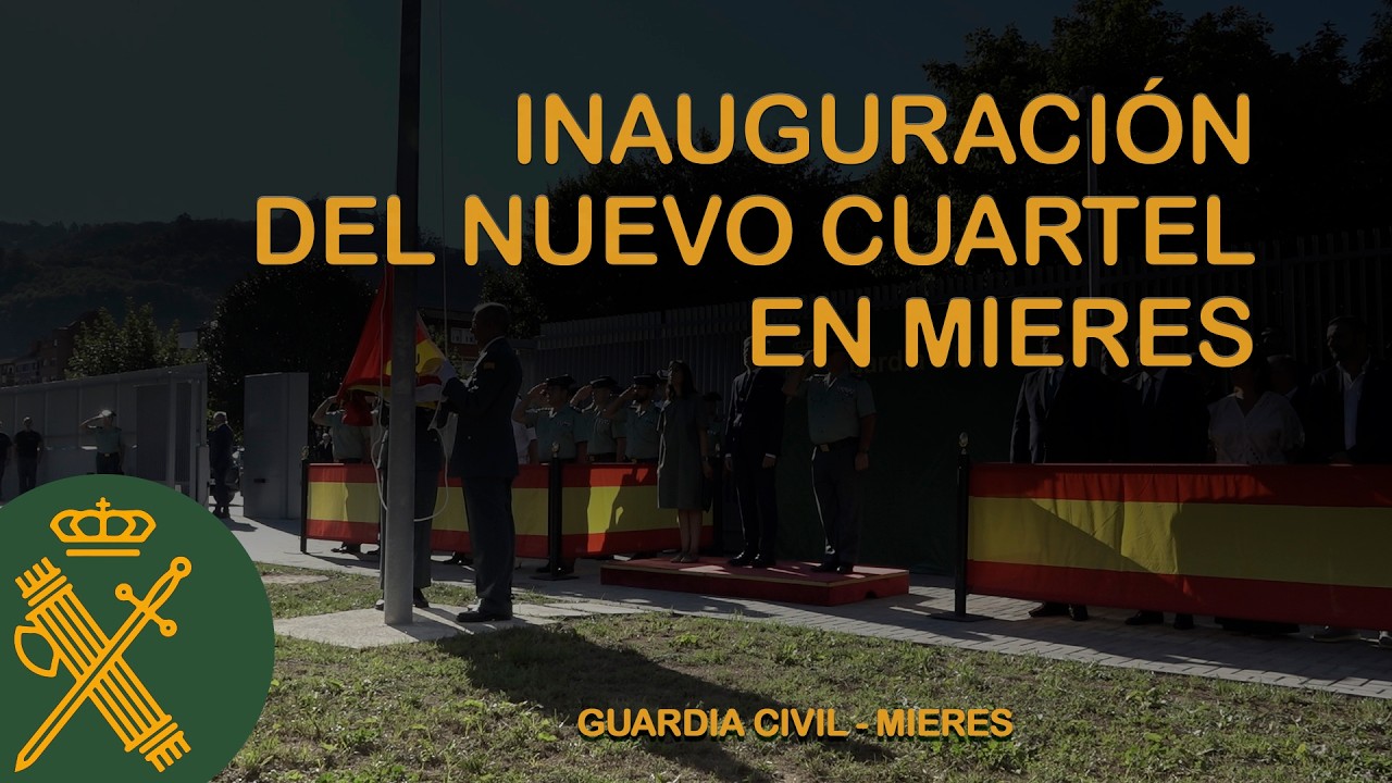 Inaugurado el nuevo cuartel de la Guardia Civil en Mieres, Asturias