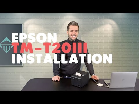 Imprimante ticket Epson TM-T20III - guide d'installation: déballage, branchements et drivers