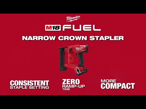 Milwaukee® M18 FUEL™ 18ga ¼” Narrow Crown Stapler