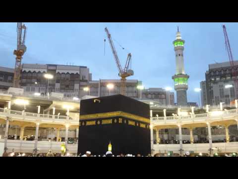 أذان المغرب من المسجد الحرام 4 رجب 1437 للشيخ أحمد خوجة