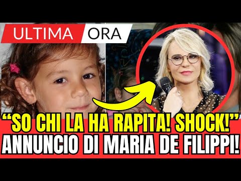 SO CHI LA HA RAPITO DENISE PIPITONE! NOTIZIA SHOCK! ANNUNCIO DI MARIA DE FILIPPI! ULTIMA ORA!