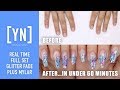 Real  Time - Full Set Glitter Fade + Mylar