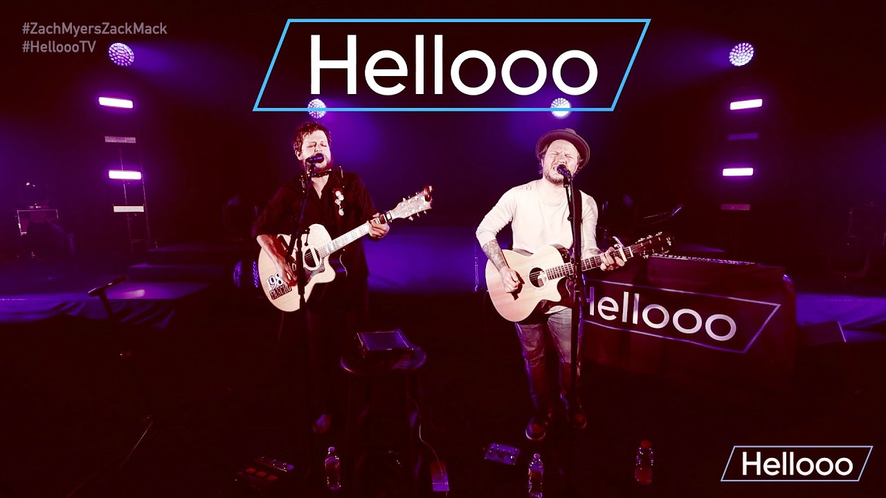 Zach Myers & Zack Mack - 'Waterfalls' TLC Cover LIVE on HelloooTV - YouTube