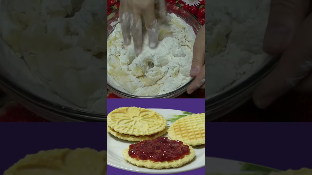 Pizzelle. Ferratelle. Doppelkeks.