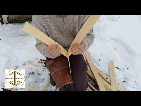 BASICS OF SPILTWOOD WORK 2: Splitting the wood and making a basket