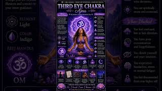Unlock Your Intuition ✨ | Third Eye Chakra Energy#ajnachakra ,#chakrahealing.