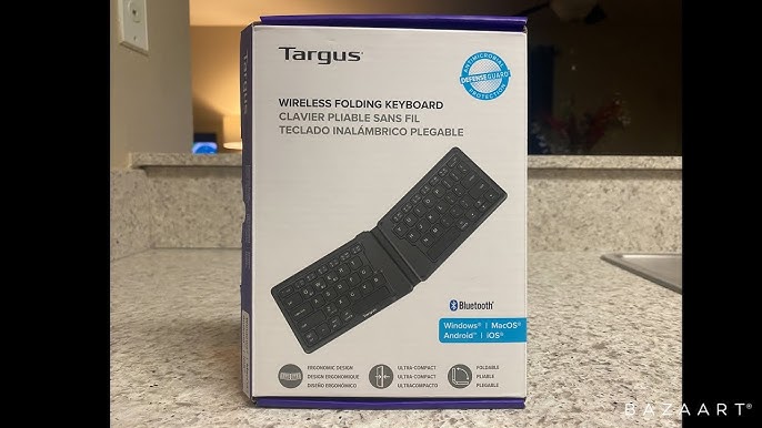 Targus Antimicrobial Folding Ergo Keyboard