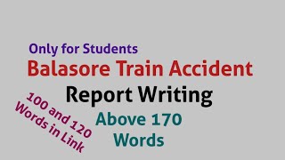 Balasore Train Accident / Baleshwar Odisha / Report Writing students / Coromandel Express / VIDEO 1