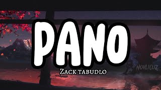 Zack Tabudlo - PANO (lyrics)