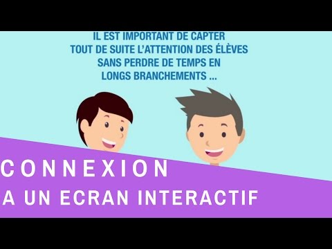 Connecter un ordinateur à un écran interactif