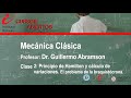 Mecánica clásica: Clase 2