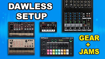 My Simple Dawless Jam Setup | Ambient Synthwave