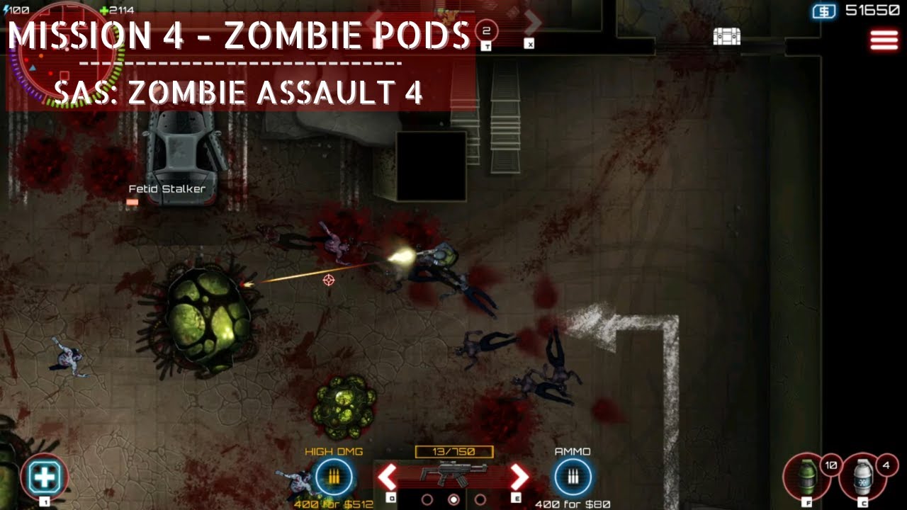 SAS Zombie Assault 4 Zombie Pods YouTube