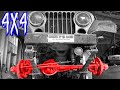 4 Wheel Drive Jeep Tuff Truck Front Axle Tear Down